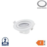 10W LED SMD Einbauleuchte Rund Schwenkbar Weiß Kaltweiß