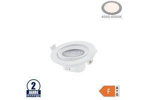 10W LED SMD Einbauleuchte Rund Schwenkbar Weiß Neutralweiß