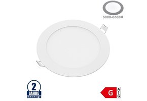 12W LED Mini Panel Rund Kaltweiß