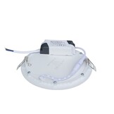 12W LED Mini Panel Rund Kaltweiß