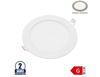 12W LED Mini Panel Rund Neutralweiß