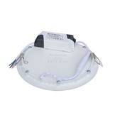 12W LED Mini Panel Rund Warmweiß