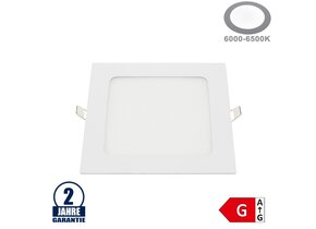 12W LED Mini Panel Quadratisch Kaltweiß