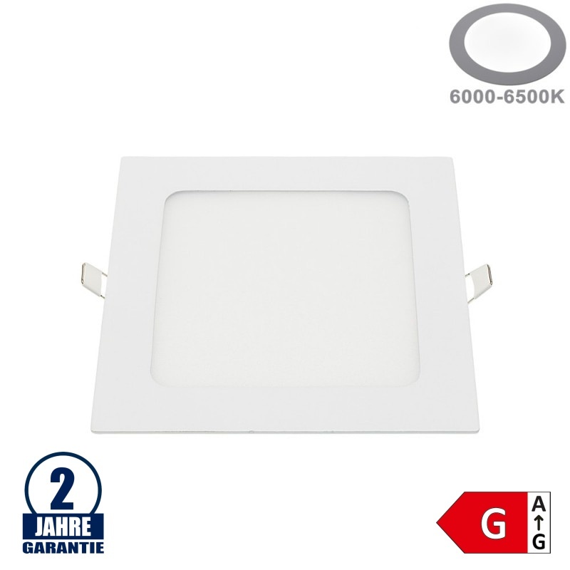 12W LED Mini Panel Quadratisch Kaltweiß