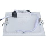 12W LED Mini Panel Quadratisch Kaltweiß