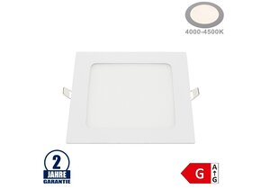 12W LED Mini Panel Quadratisch Neutralweiß