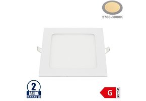 12W LED Mini Panel Quadratisch Warmweiß