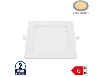 12W LED Mini Panel Quadratisch Warmweiß