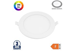 12W LED Professional Mini Panel Rund Kaltweiß