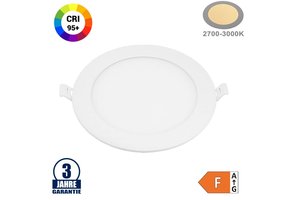 12W LED Professional Mini Panel Rund Warmweiß