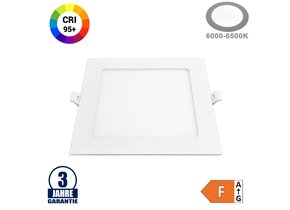 12W LED Professional Mini Panel Quadratisch Kaltweiß