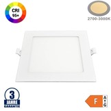 12W LED Professional Mini Panel Quadratisch Warmweiß