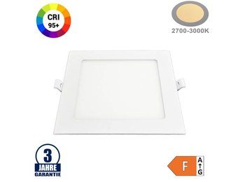 12W LED Professional Mini Panel Quadratisch Warmweiß
