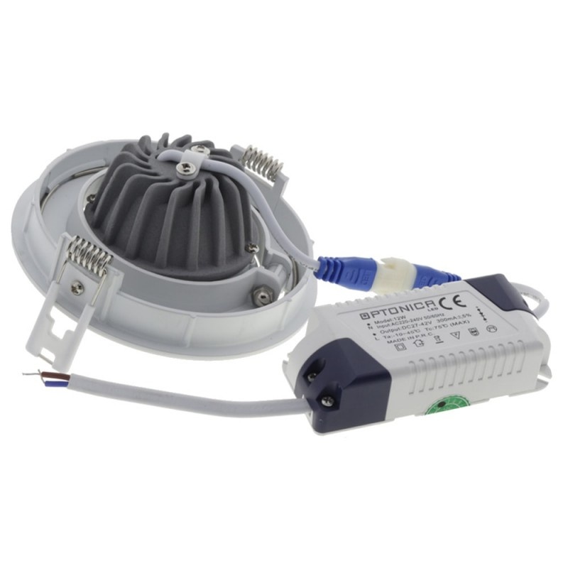 12W LED COB Einbauleuchte Rund Schwenkbar Kaltweiß