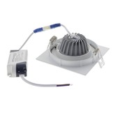 12W LED COB Einbauleuchte Quadratisch Schwenkbar Kaltweiß