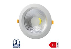 15W LED COB Einbauleuchte Rund 145° Kaltweiß TÜV