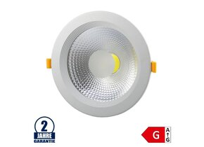 15W LED COB Einbauleuchte Rund 145° Kaltweiß TÜV