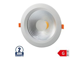 15W LED COB Einbauleuchte Rund 145° Warmweiß TÜV