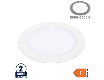 18W LED Mini Panel Rund Kaltweiß