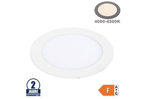 18W LED Mini Panel Rund Neutralweiß