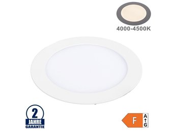 18W LED Mini Panel Rund Neutralweiß