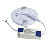 18W LED Frameless Mini Panel Rund Kaltweiß