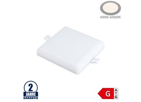 18W LED Frameless Mini Panel Quadratisch Neutralweiß