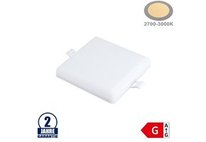 18W LED Frameless Mini Panel Quadratisch Warmweiß