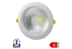 20W LED COB Einbauleuchte Rund 145° Kaltweiß TÜV