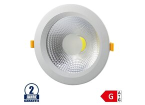 20W LED COB Einbauleuchte Rund 145° Kaltweiß TÜV