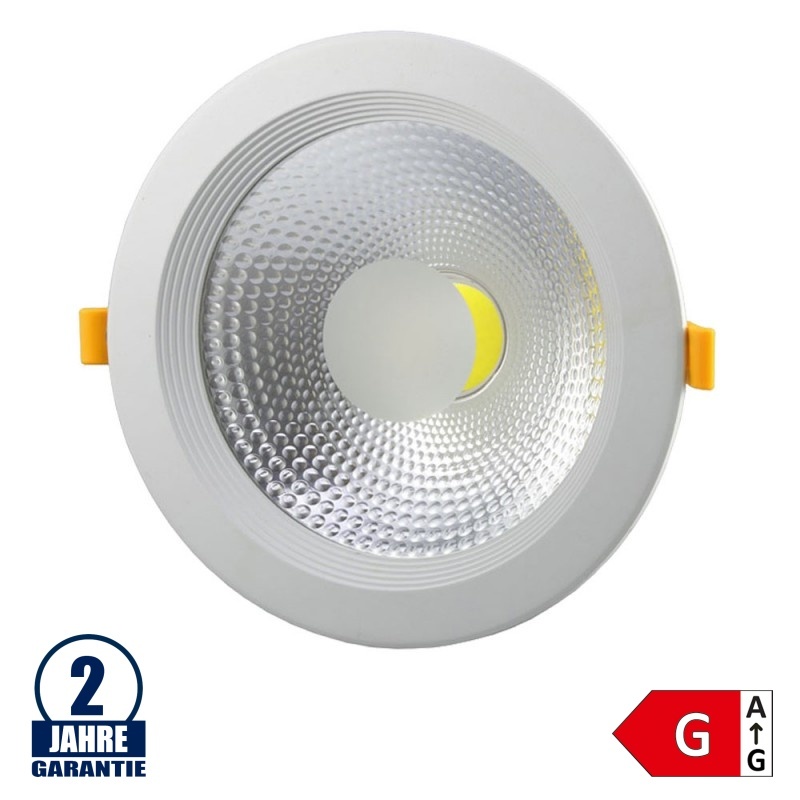 20W LED COB Einbauleuchte Rund 145° Kaltweiß TÜV