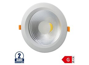 20W LED COB Einbauleuchte Rund 145° Neutralweiß TÜV