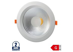 20W LED COB Einbauleuchte Rund 145° Warmweiß TÜV