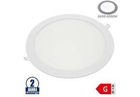 24W LED Mini Panel Rund Kaltweiß