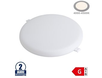 24W LED Frameless Mini Panel Rund Neutralweiß