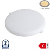 24W LED Frameless Mini Panel Rund Warmweiß