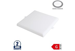 24W LED Frameless Mini Panel Quadratisch Kaltweiß