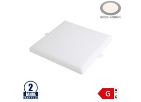 24W LED Frameless Mini Panel Quadratisch Neutralweiß