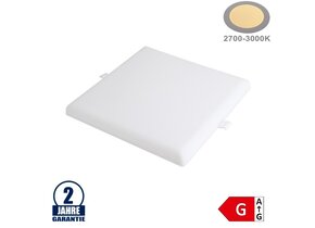 24W LED Frameless Mini Panel Quadratisch Warmweiß