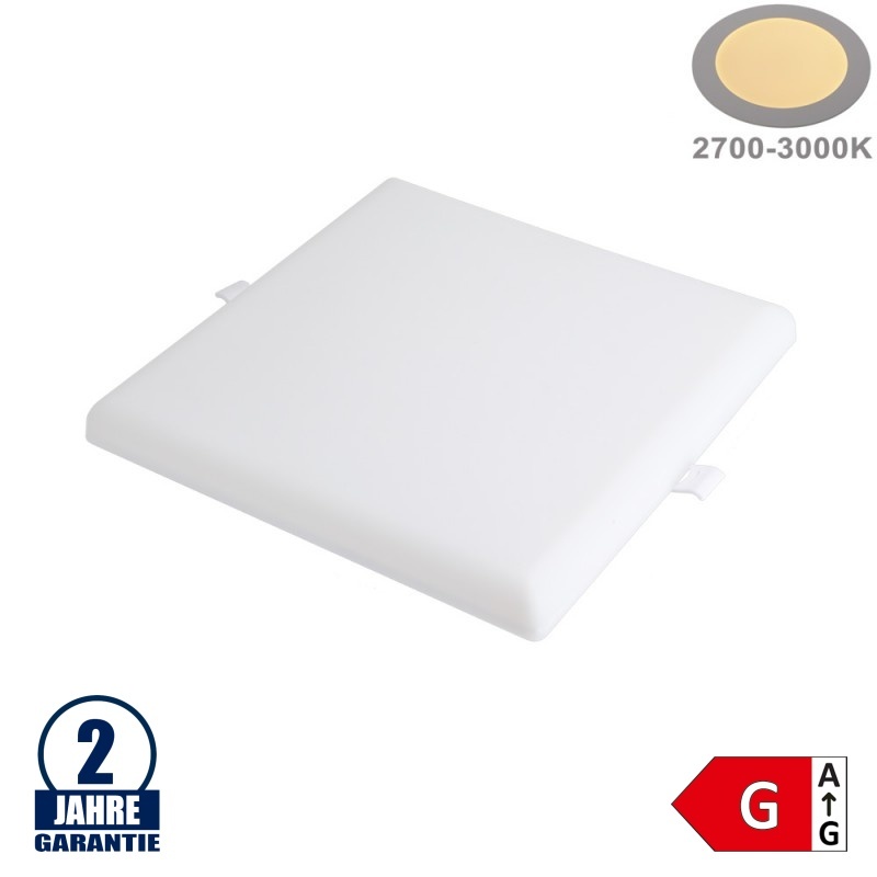 24W LED Frameless Mini Panel Quadratisch Warmweiß