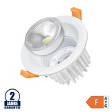 25W LED COB Einbauleuchte Rund Modul tauschbar Kaltweiß