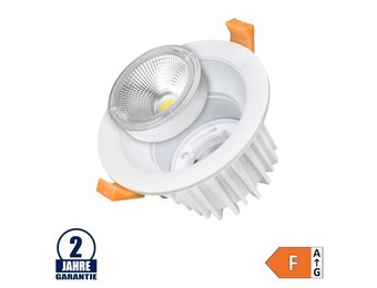 25W LED COB Einbauleuchte Rund Modul tauschbar Kaltweiß