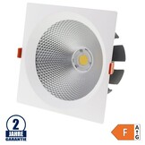 30W LED COB Einbauleuchte Quadratisch Neutralweiß