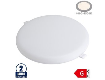 36W LED Frameless Mini Panel Rund Neutralweiß