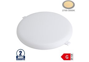 36W LED Frameless Mini Panel Rund Warmweiß