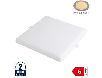 36W LED Frameless Mini Panel Quadratisch Warmweiß