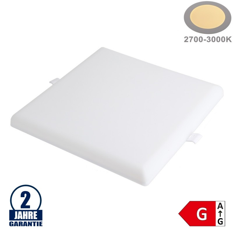 36W LED Frameless Mini Panel Quadratisch Warmweiß