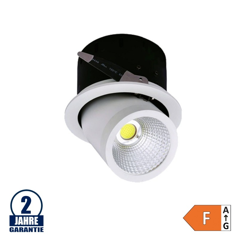 35W LED COB Einbauleuchte Rund Schwenkbar Neutralweiß