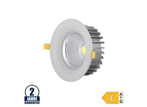 40W LED COB Einbauleuchte Rund 60° Kaltweiß TÜV
