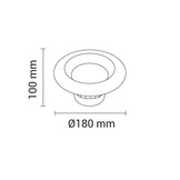 20W LED Einbauleuchte Rund Farbwechsel 3000-6000K Dimmbar